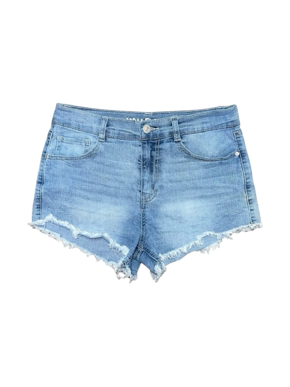 Wallflower‎ Jean Shorts Women’s 9 US Blue Denim Fearless Curvy Super High Rise